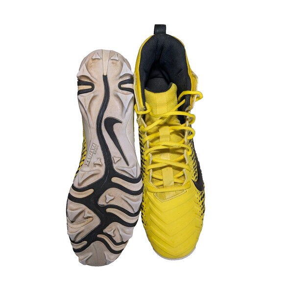 Nike Alpha FastFlex Green Yellow Bk / W Football Cleats Men Size 13 AQ7653-700 - Picture 5 of 5